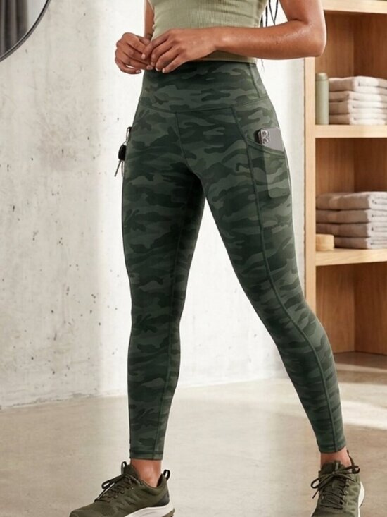 Pants - Camo Leggings Super Butter Soft Plus w/2 side pockets - 2XL